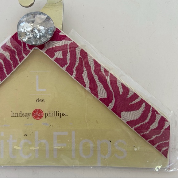 LINDSAY PHILLIPS SWITCH FLOPS NWT SIZE LARGE 9/10/11 - Picture 10 of 11